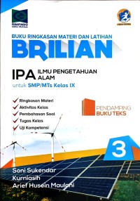 Image of Brilian ilmu pengetahuan alam untuk SMP/MTs kelas IX