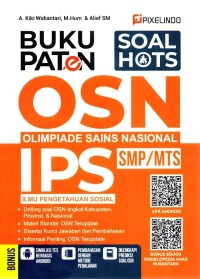 Image of Buku paten OSN IPS SMP/MTs