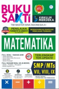 Image of Buku sakti matematika SMP/MTs kelas VII, VIII, IX
