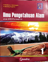 Image of Ilmu pengetahuan alam untuk SMP/MTs kelas VII