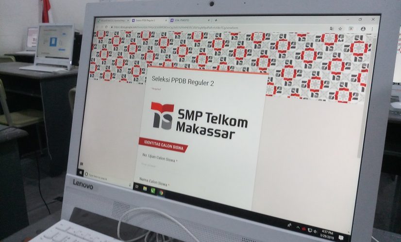 Tes Seleksi PPDB Jalur Reguler 2 SMP Telkom Makassar