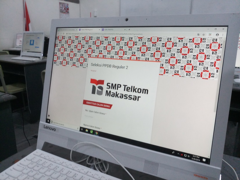 Tes Seleksi PPDB Jalur Reguler 2 SMP Telkom Makassar