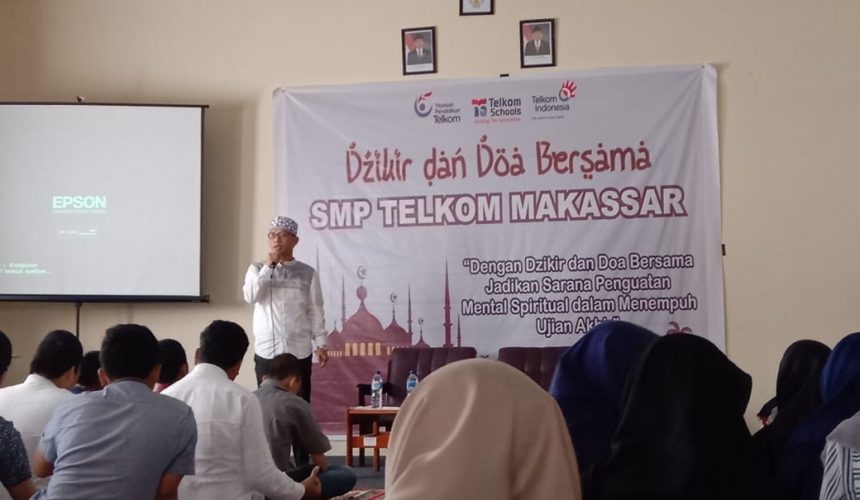 Siswa Kelas IX Menggelar Doa & Dzikir Bersama Menghadapi UNBK