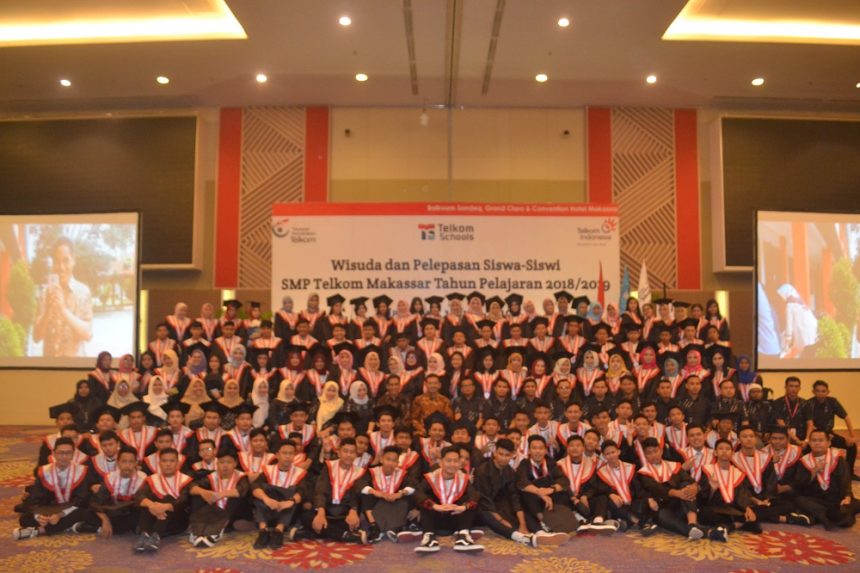 Wisuda Kedua SMP Telkom Makassar 2018/2019: Rayakan Kelulusan 138 Siswa
