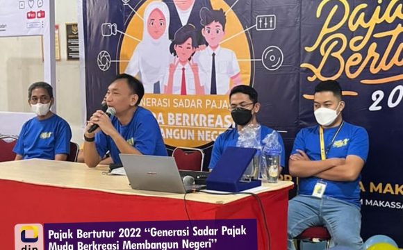 Pajak Bertutur 2022 di SMP Telkom Makassar