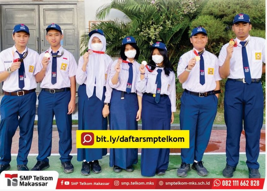 Siswa SMP Telkom Makassar Mengukir Prestasi Pada Lomba Anggar Walikota Open Fencing Championship 2022