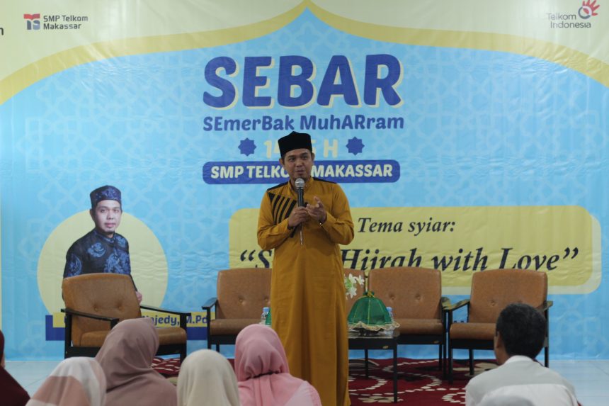 Kegiatan Semerbak Muharram 1445 H Menjadi Spirit Siswa SMP Telkom Makassar untuk Hijrah