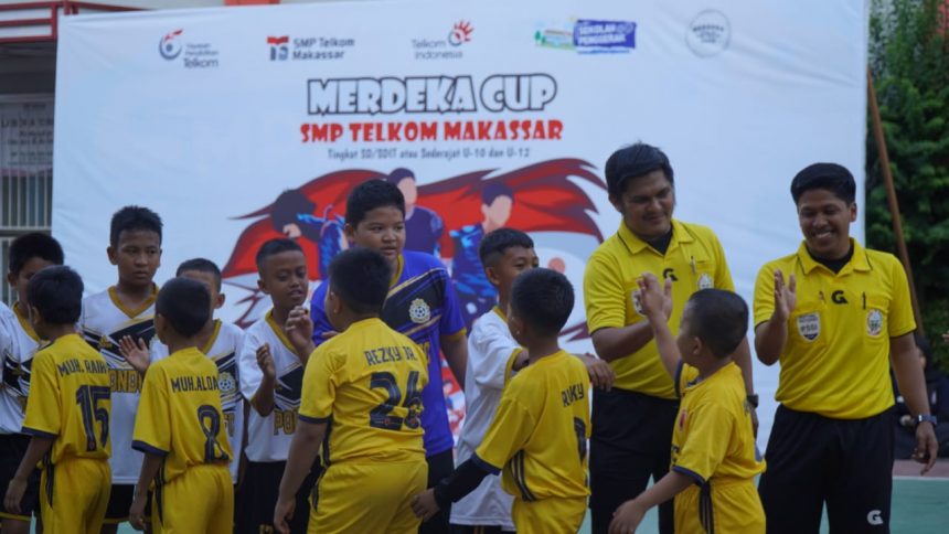 SMP Telkom Makassar Gelar Turnamen Futsal Bertajuk Merdeka Cup untuk U-10 dan U-12