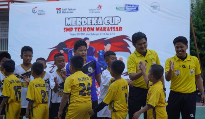 SMP Telkom Makassar Gelar Turnamen Futsal Bertajuk Merdeka Cup untuk U-10 dan U-12