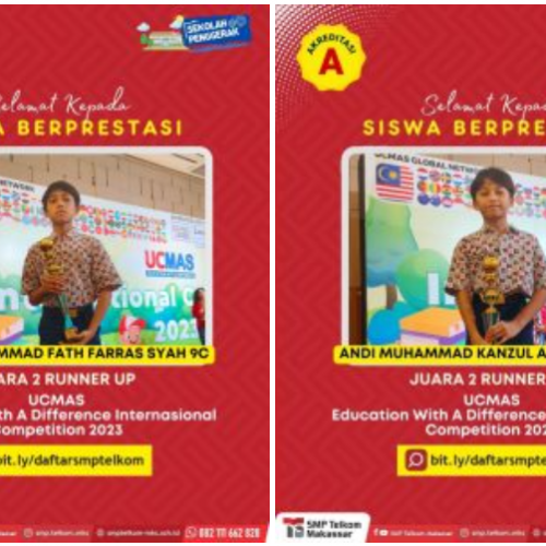 Siswa SMP Telkom Makassar Meraih Prestasi di Event International Competition Abacus Sampoa di Malaysia