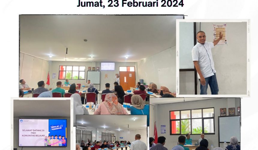 Pelaksanaan Project Management Office (PMO 4) Sekolah Penggerak di SMP Telkom Makassar.