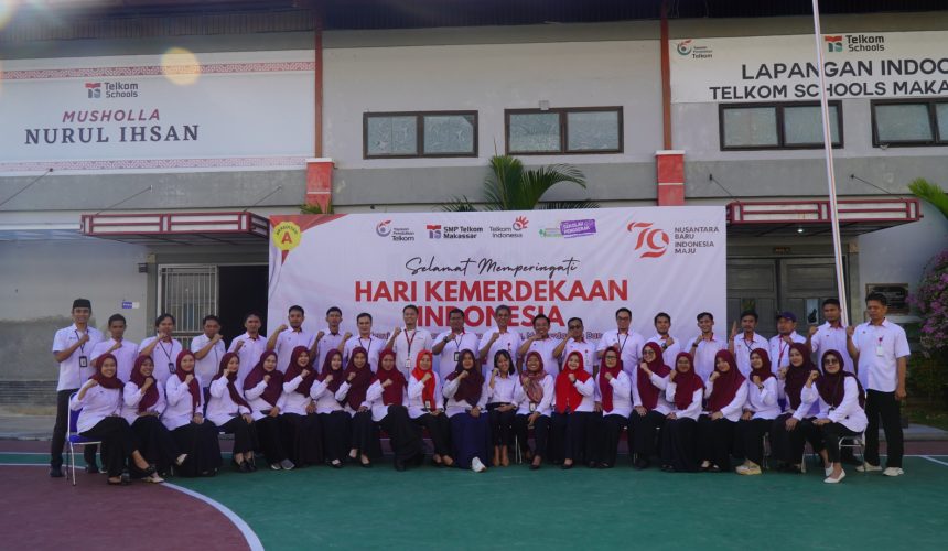 Semarak Kemerdekaan Republik Indonesia ke-79 di SMP Telkom Makassar
