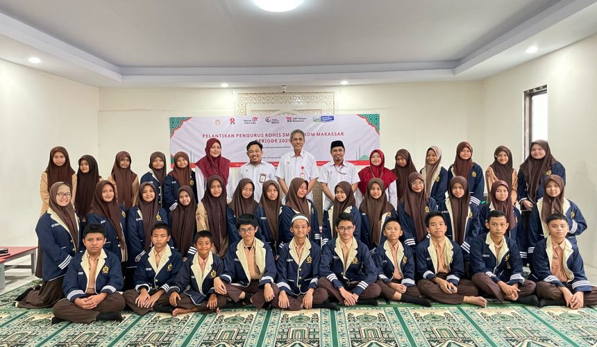 Pelantikan Pengurus Rohis SMP Telkom Makassar Tahun 2025
